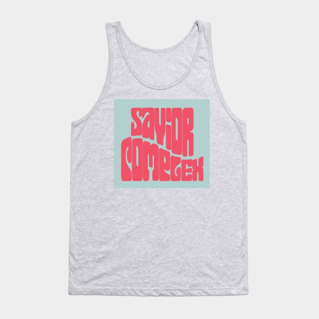 Phoebe Bridgers Savior Complex Tank Top by Nazarena De Santis